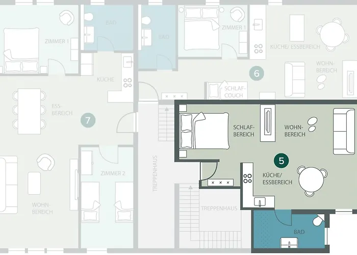 Timmenhus - Neue Im Historischen Apartamento